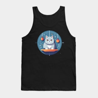 British Shorthair Cat Xmas Ornament, Love Cats Tank Top